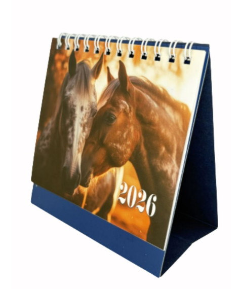 Calendar de masa CAII ROMANTICI, 2026, 11x11x6 cm